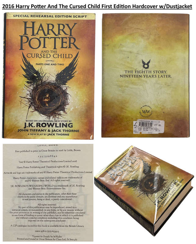 Harry Potter Book 1-7 Set and Harry Potter And The Cursed Child by J. K. Rowling  1997 Harry Potter