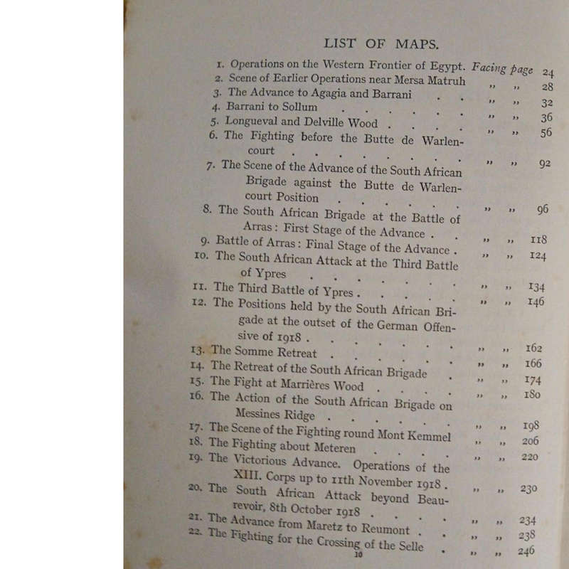1921 The History Of The South African Forces In France By John Buchan Hardcover w/Dustjacket