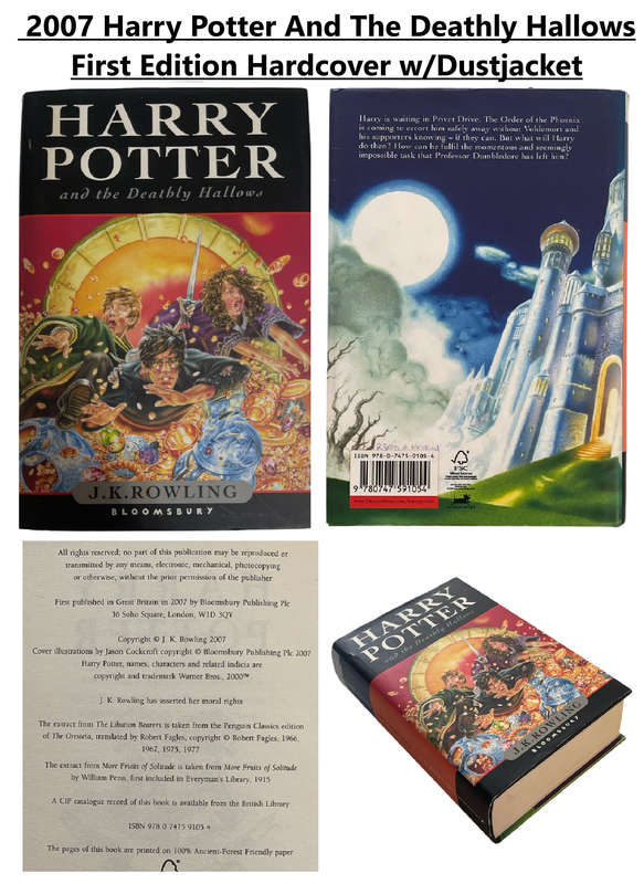 Harry Potter Book 1-7 Set and Harry Potter And The Cursed Child by J. K. Rowling  1997 Harry Potter