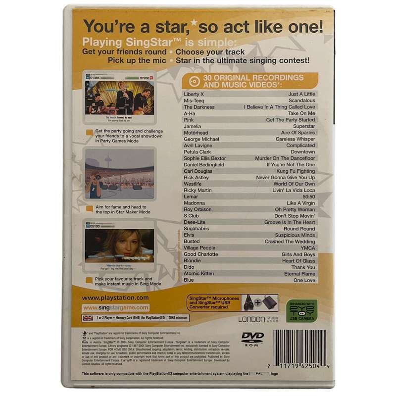 Singstar PlayStation 2