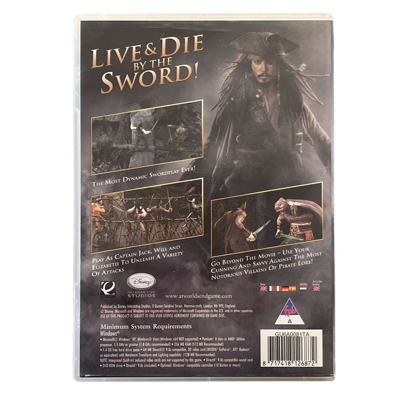 Pirates Of The Caribbean At World's End PC (DVD)