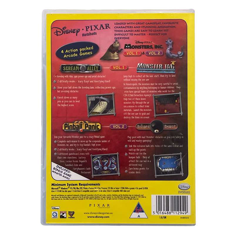 Monsters Inc. PC (CD)