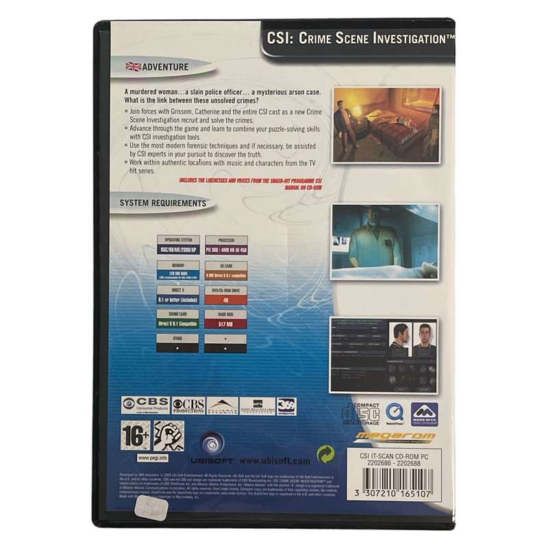 CSI: Crime Scene Investigation PC (CD)