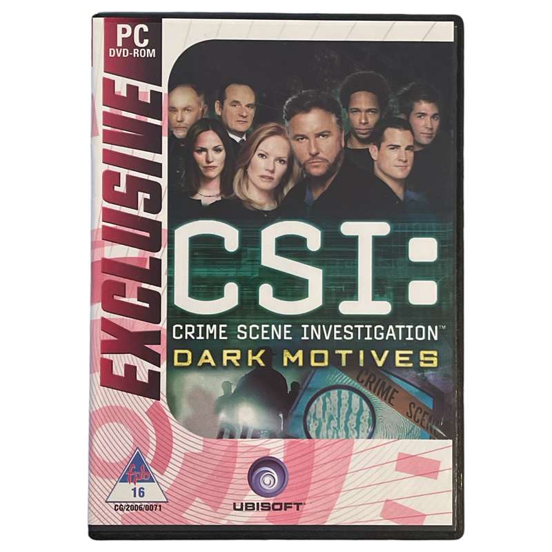 CSI: Crime Scene Investigation - Dark Motives PC (DVD)