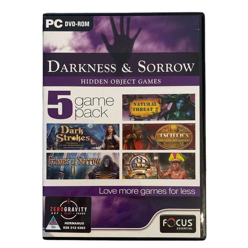Darkness & Sorrow - Hidden Object Games PC (DVD)