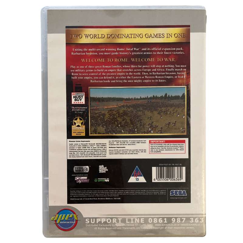 Rome - Total War PC (DVD)