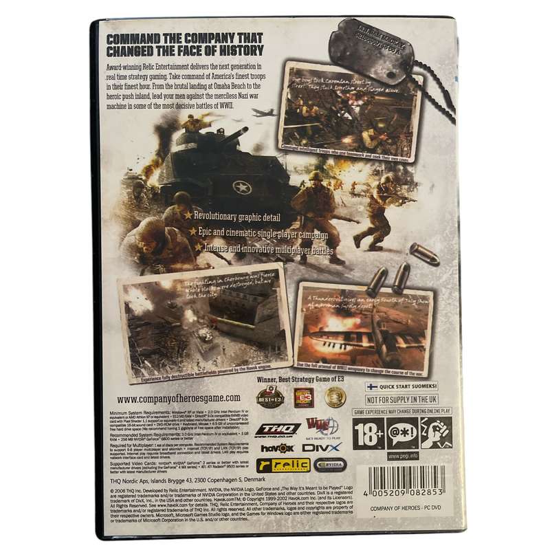 Company Of Heroes PC (DVD)