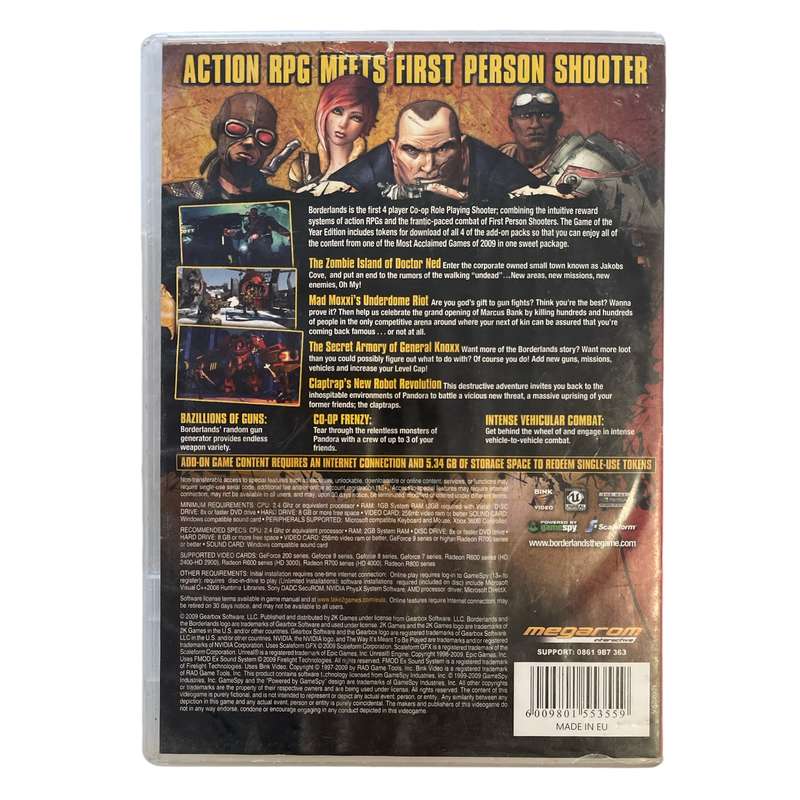 Borderlands - Game Of The Year Edition PC (DVD)