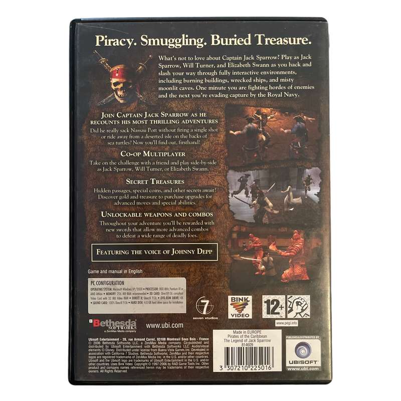 Pirates Of The Caribbean - The Legend Of Jack Sparrow PC (DVD)