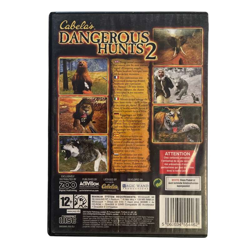 Cabela's Dangerous Hunts 2 PC (CD)