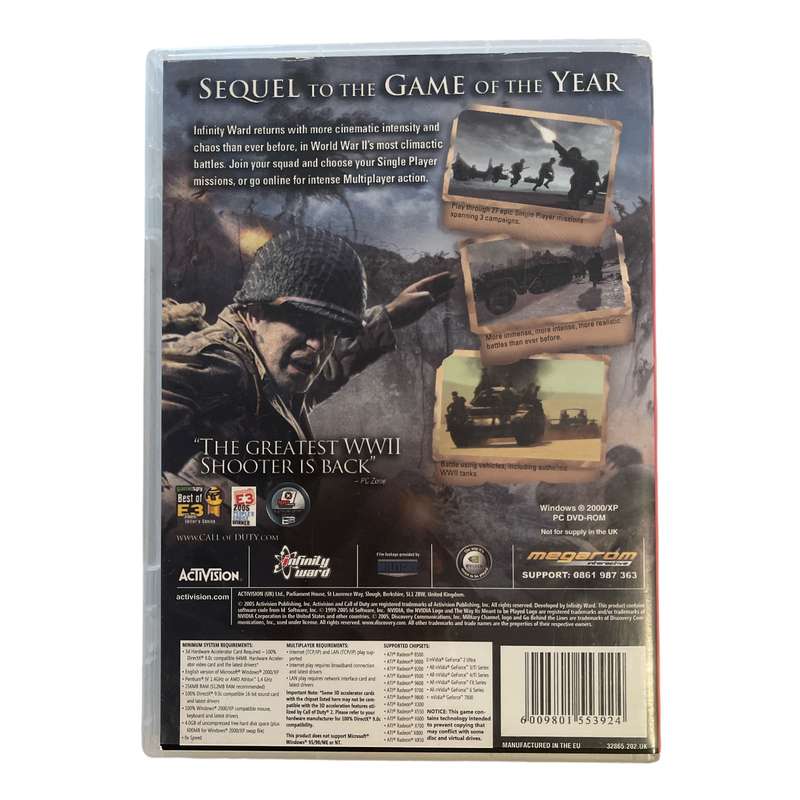Call Of Duty 2 PC (DVD)