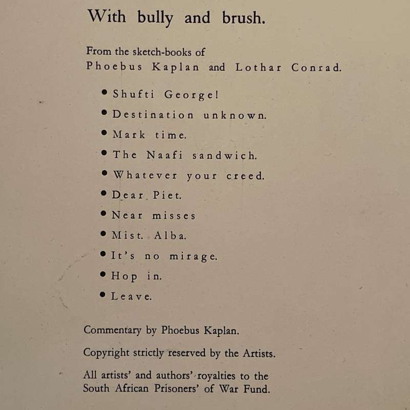 With Bully and Brush - From the Sketchbooks of Phoebus Kaplan and Lothar Conrad Softcover