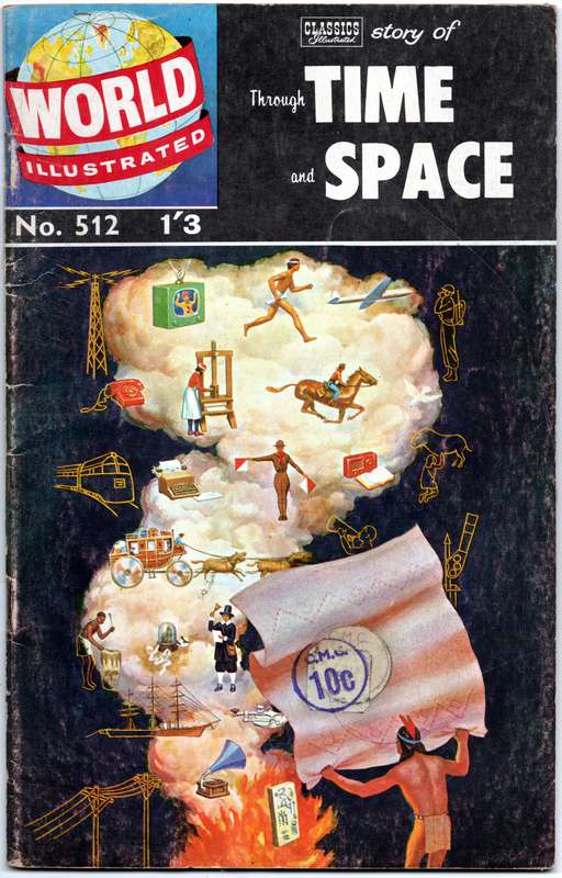 Through Time And Space - World Illustrated UK Edition Issue 512 FN Softcover
