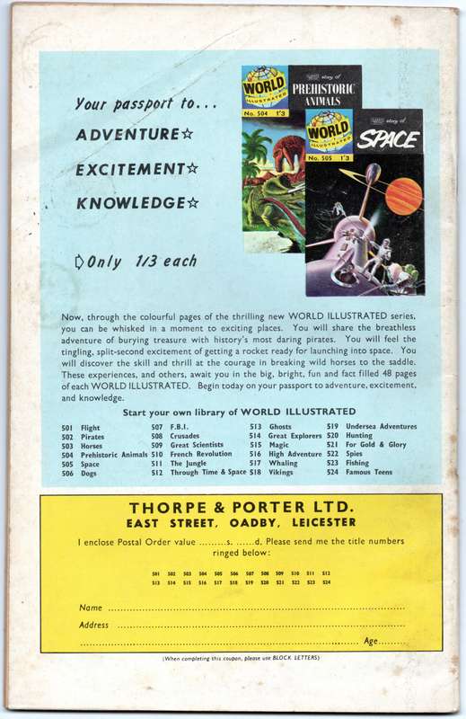 Northwest Passage - World Illustrated UK Edition Issue 531 FN Softcover