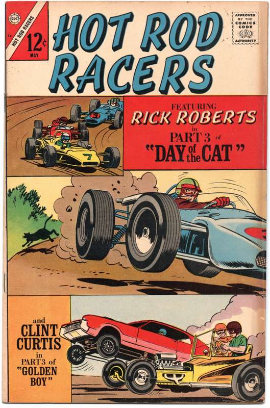 1967 Hot Rod Racers Issue 14 FN Softcover