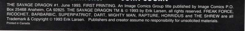 1993 The Savage Dragon Issue 1 NM Softcover