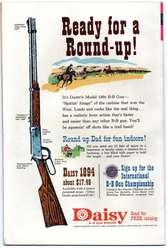 1968 Daniel Boone Issue 12 VF Softcover