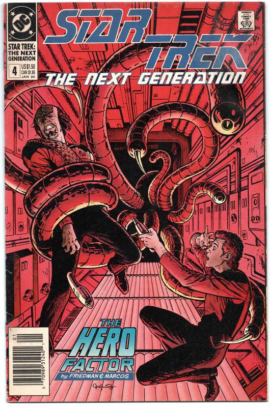 1990 Star Trek- The Next Generation Issue 4, 6-8 4 Comic Set NM Softcover