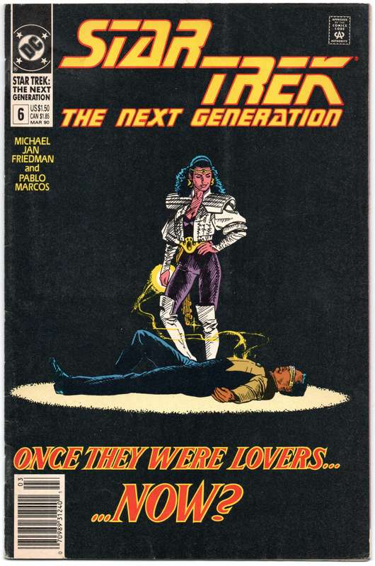 1990 Star Trek- The Next Generation Issue 4, 6-8 4 Comic Set NM Softcover