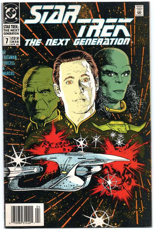 1990 Star Trek- The Next Generation Issue 4, 6-8 4 Comic Set NM Softcover