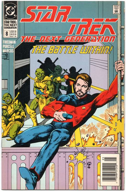 1990 Star Trek- The Next Generation Issue 4, 6-8 4 Comic Set NM Softcover