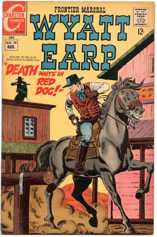 1967 Wyatt Earp- Frontier Marshall Issue 70 VF Softcover
