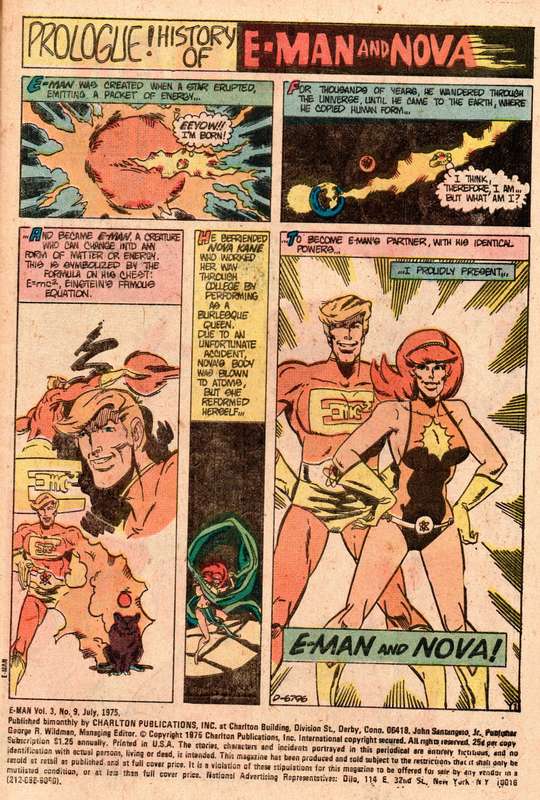 1975 E-Man Issue 9 NM Softcover