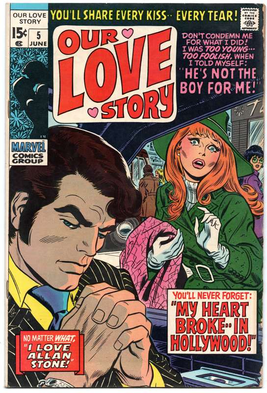 1970 Our Love Story Issue 5 VF Softcover