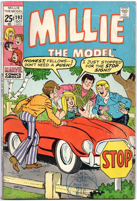 1971 Millie The Model Issue 192 VG Softcover