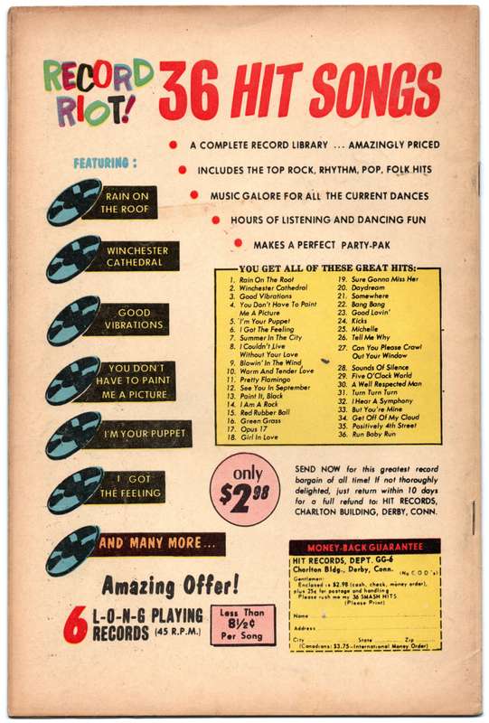 1967 Go-Go Issue 6 NM Softcover