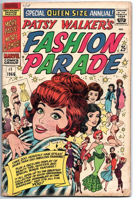 1966 Patsy Walker's Fashion Parade Issue 1 VG Softcover