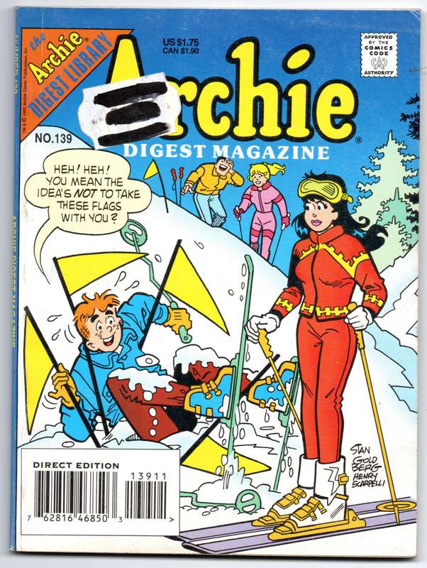 The Archie Digest Library- Laugh Number 123, Archie Number 139 and Archie Number 171 3 Comic Set Sof