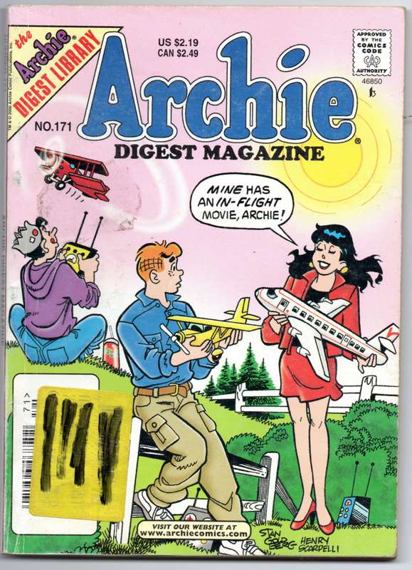 The Archie Digest Library- Laugh Number 123, Archie Number 139 and Archie Number 171 3 Comic Set Sof