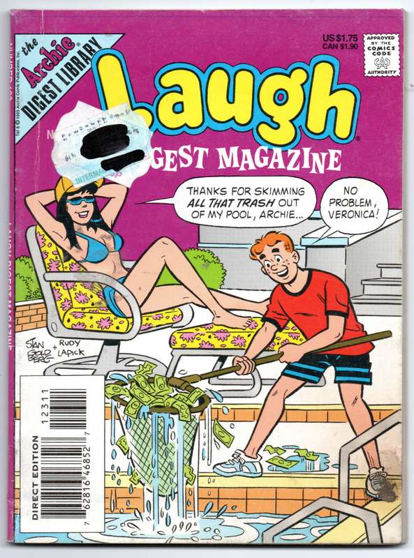 The Archie Digest Library- Laugh Number 123, Archie Number 139 and Archie Number 171 3 Comic Set Sof