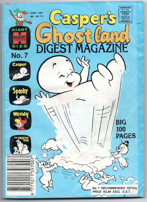 4 Casper The Friendly Ghost Comic Set Softcover