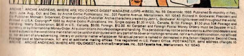 The Archie Digest Library- Bettie And Veronica Number 54 and Archie Archie Andrews Number 59 2 Comic