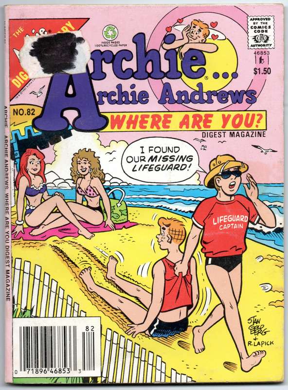 The Archie Digest Library- Archie Archie Andrews Number 82 and Jughead Jones Number 94 2 Comic Set S