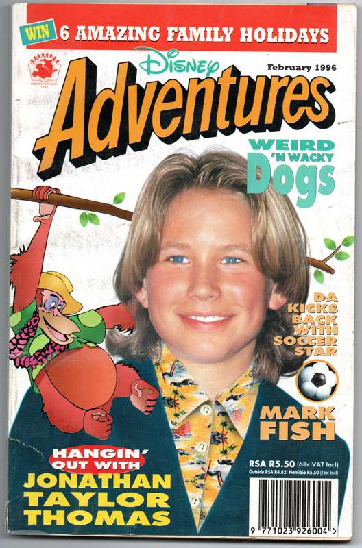 1996 Disney Adventures February 1996 Softcover