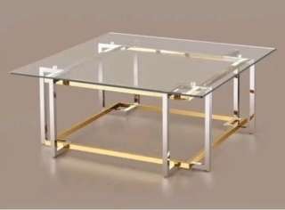 Ornate Gold/ Silver Coffee Table