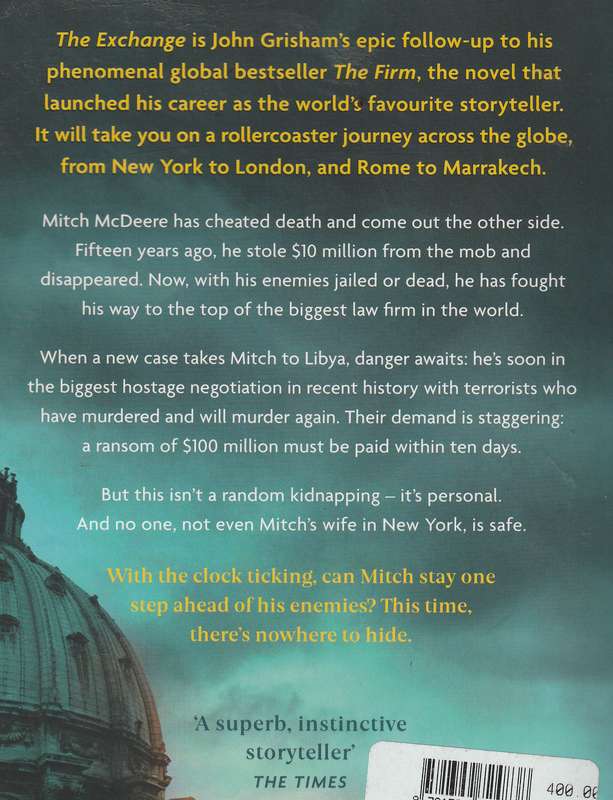 A TIME FOR MERCY + THE EXCHANGE by John Grisham