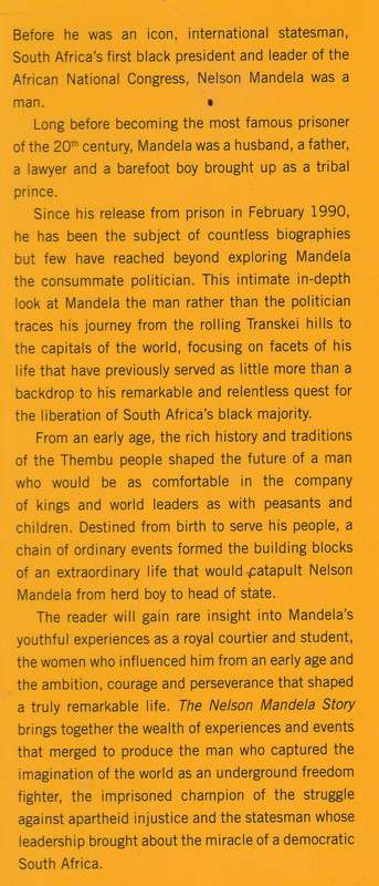THE NELSON MANDELA STORY by Anne Marie du Preez Bezdrob