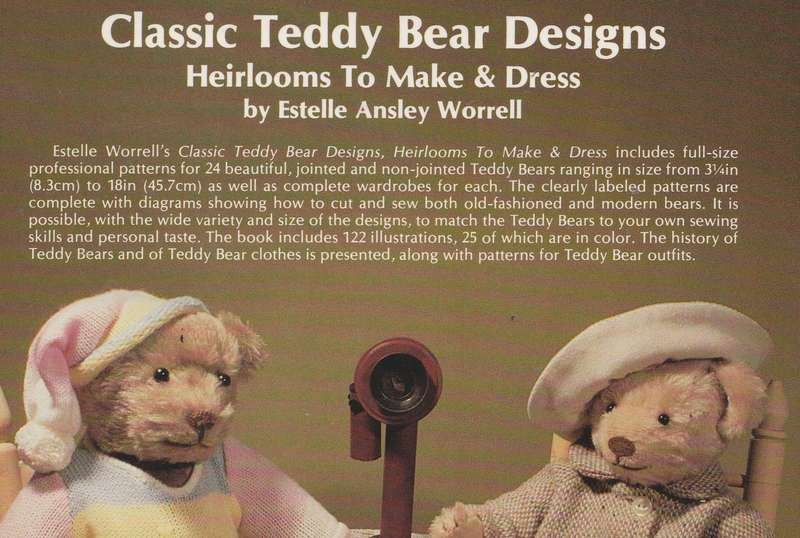 CLASSIC TEDDY BEAR DESIGNS by Estelle Ansley Worrell