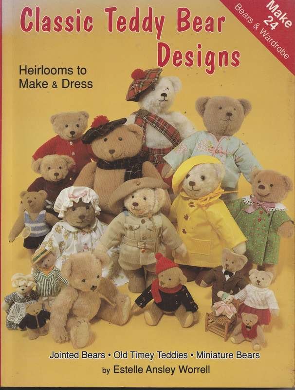CLASSIC TEDDY BEAR DESIGNS by Estelle Ansley Worrell