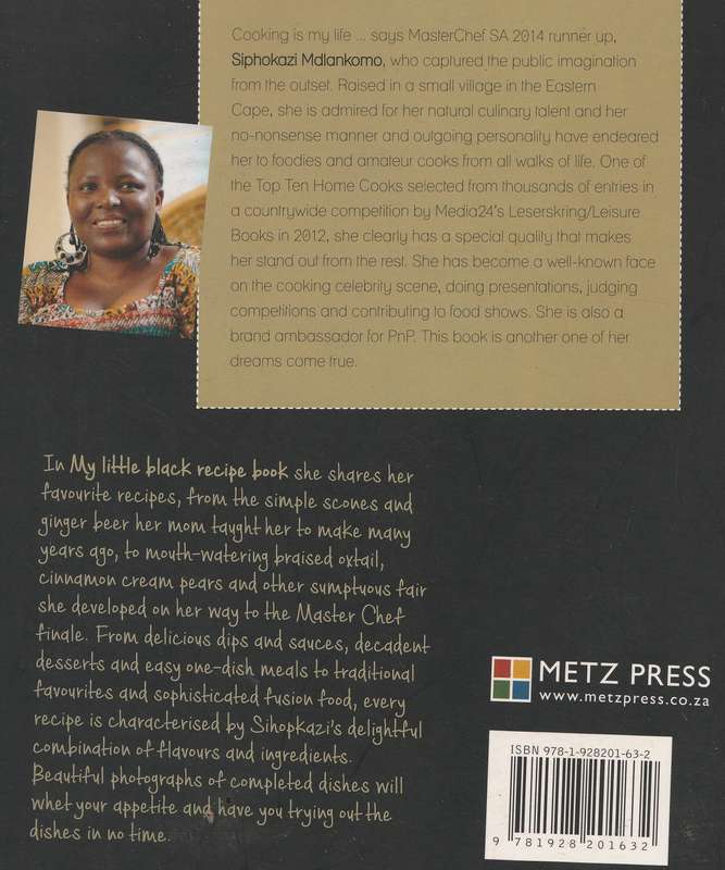 MY LITTLE BLACK RECIPE BOOK by Siphokazi Mdlankomo