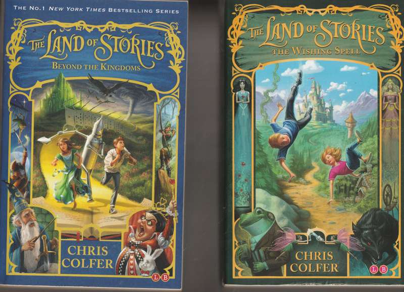 THE LAND OF STORIES: BEYOND THE KINGDOMS & THE WISHING SPELL by Chris Colfer