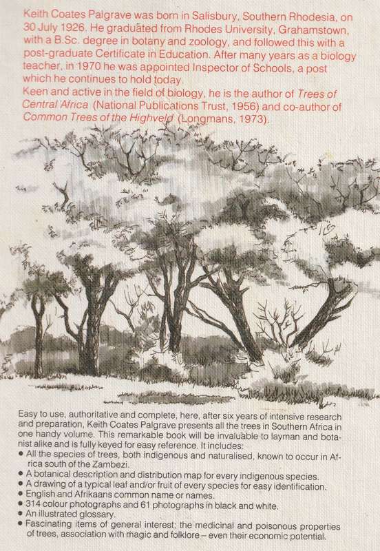 TREES OF SOUTHERN AFRICA by Keith Coates Palgrave  ( Second Revised Edition )