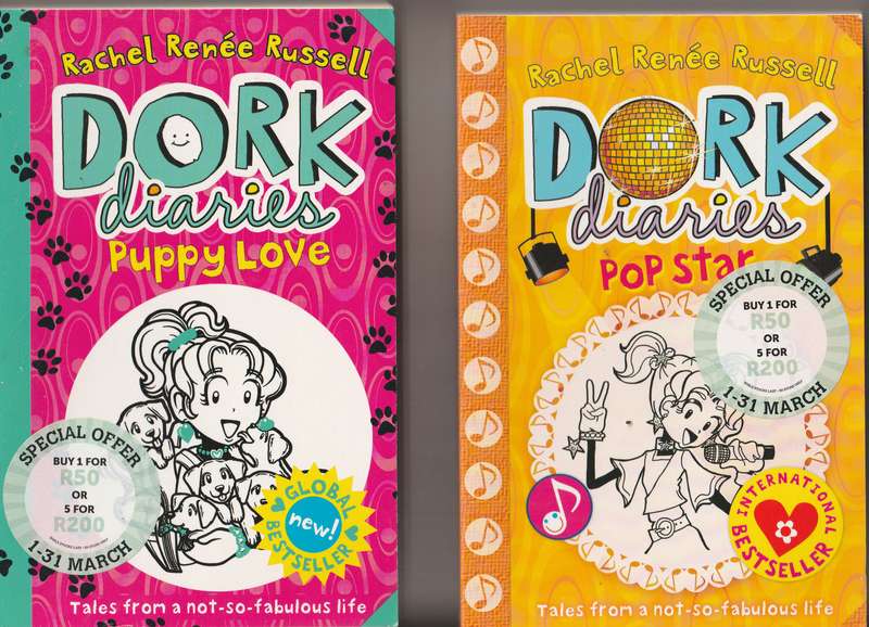 DORK DIARIES: PUPPY LOVE, POP STAR, OMG! ALL ABOUT ME DIARY & DRAMA QUEEN by Rachel Renee Russell