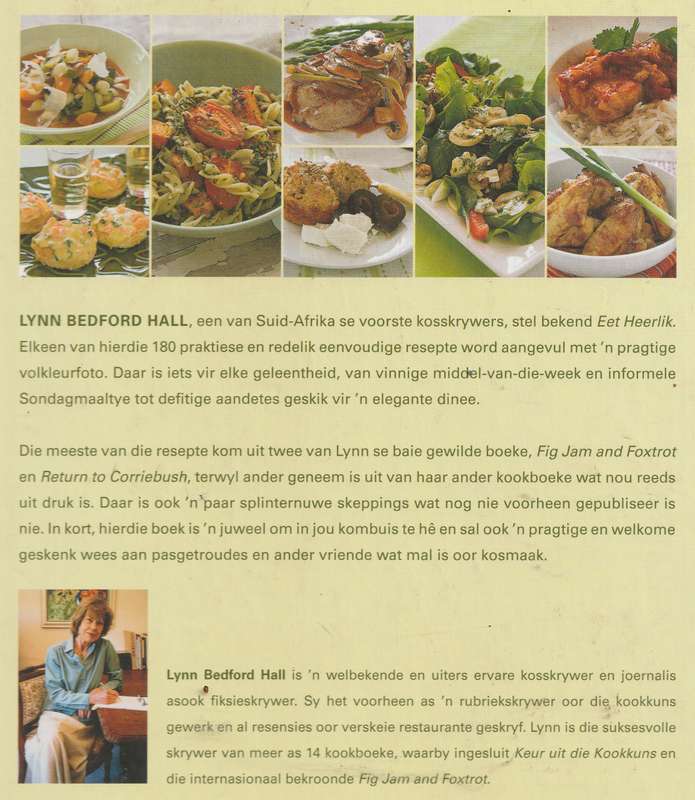 EET HEERLIK by Lynn Bedford Hall
