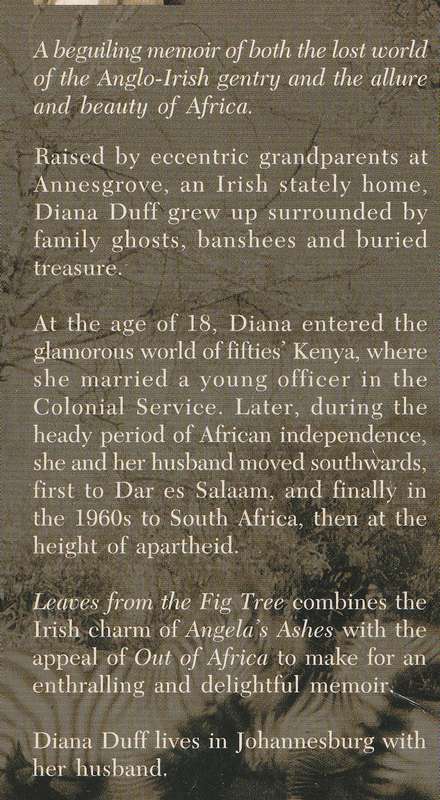 LEAVES FROM THE FIG TREE: FROM IRELAND TO AFRICA by Diana Duff