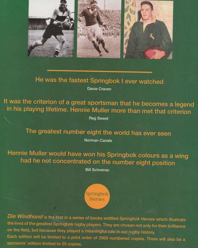 HENNIE MULLER: DIE WINDHOND by Andy Colquhoun